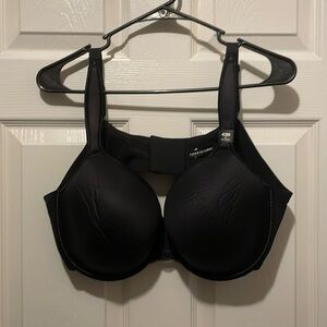Black full coverage bra